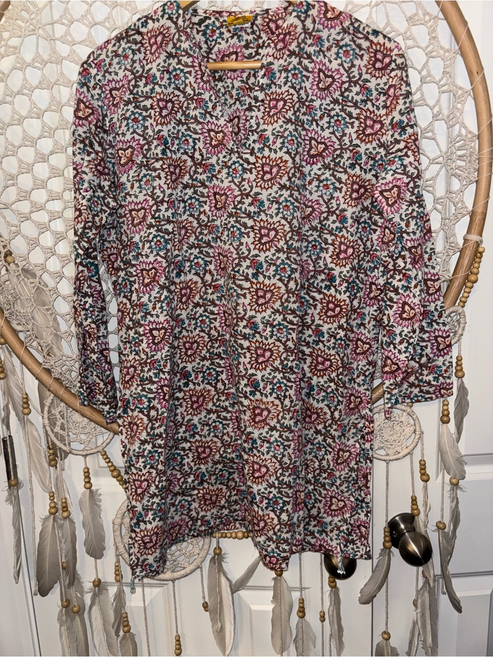 Roberta Roller Rabbit vintage Tunic Top size Medium A00374
